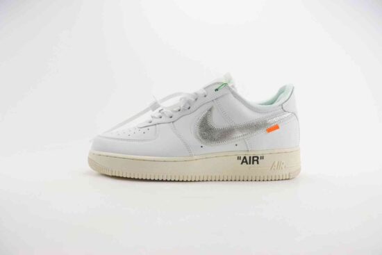 Nike Air Force 1 低帮空军 OFF-WHITE OW联名 白色 货号：AO4297 100