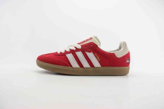 Adidas Original Samba OG 复古经典轻便板鞋 IG8905 麂皮红