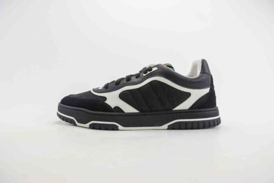 Gucci Re-Web Leather Sneakers 低帮休闲运动鞋 货号：GTI1C
