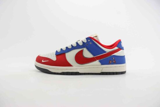 Nike SB Dunk Low 巴黎奥运限定-弗里热 低帮休闲板鞋 涂鸦白红蓝 XB3802-354