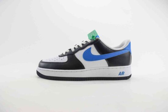 Nike Air Force 1 空军 低帮 黑白蓝 货号：FN8008-001