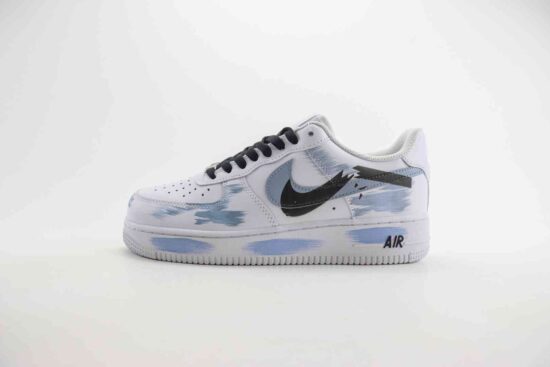 Nike Air Force 1 空军 低帮 二次元定制 擦色涂鸦 货号：CW2288-111