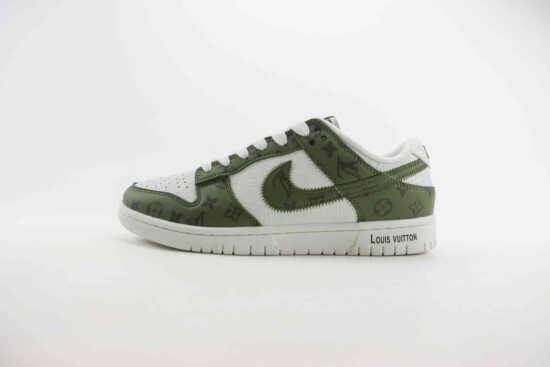 Nike SB Dunk Low x LV 联名 印花 限定联名 白绿 DQ1098-362