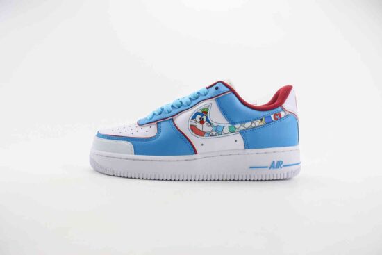 Nike Air Force 1 空军 叮当猫 哆啦A梦 低帮 货号：BQ8988-106