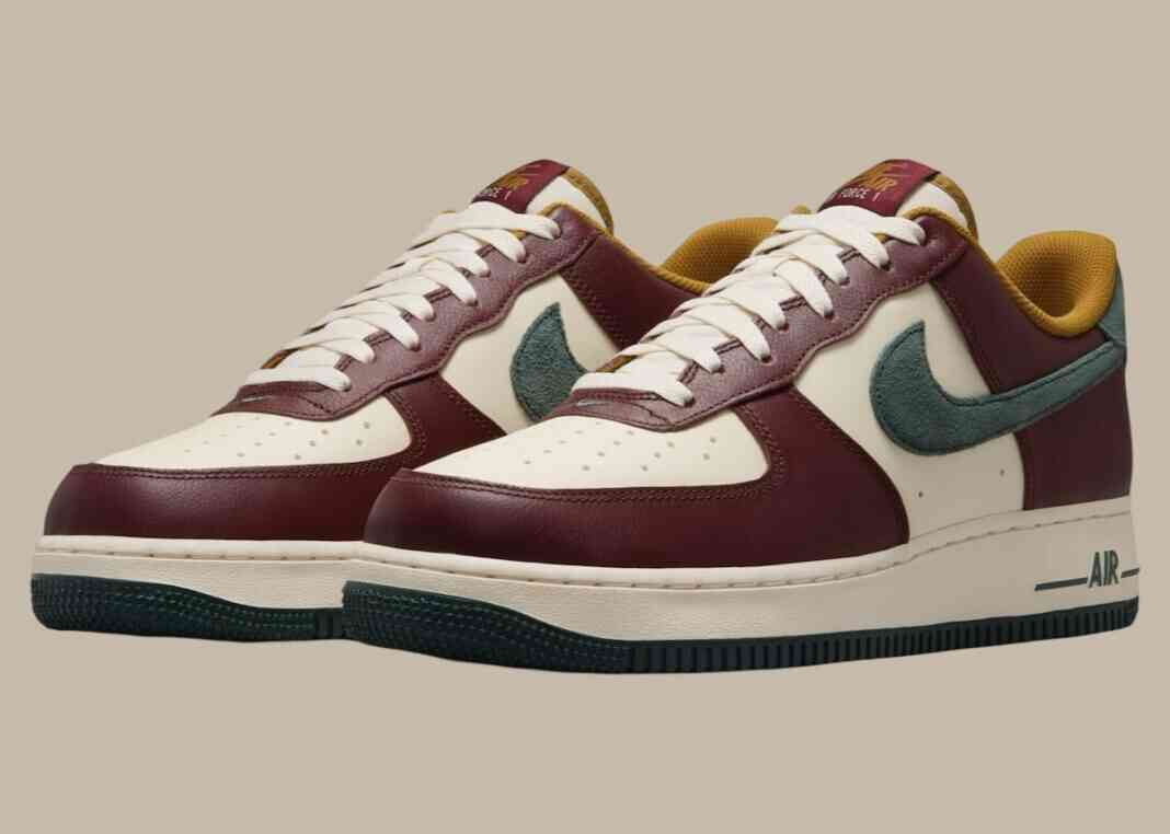 耐克 Air Force 1 Low “深团队红/复古绿 “2024 年秋季发布