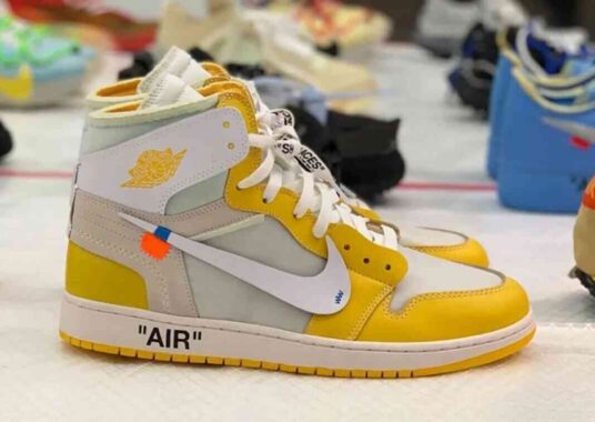 Off-White x Air Jordan 1 “金丝雀 “传言将于 2025 年假日发布