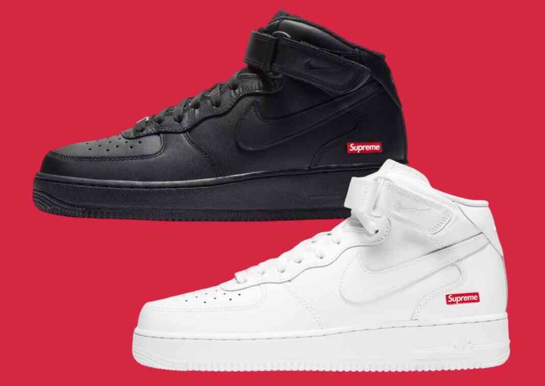 Supreme x Nike Air Force 1 Mid 将于 2024 年秋季发布