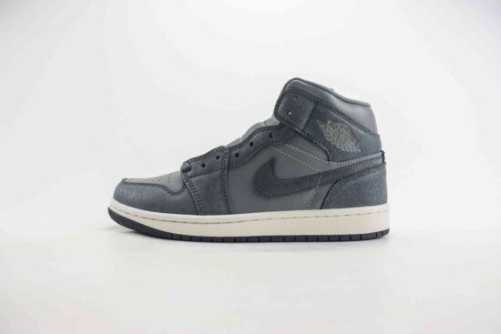 Nike Air Jordan AJ1 MID 中帮 太空灰 货号：FJ3448-001