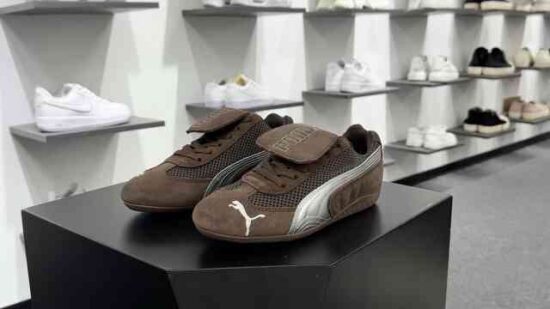 Puma Speedcat Prairie Tan Matte Silver 低帮赛车鞋 翻毛可可棕银 货号：397397 04