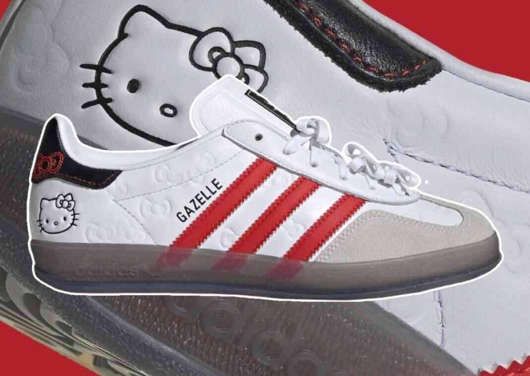 Hello Kitty x adidas Gazelle 室内装 2024 年 10 月发布