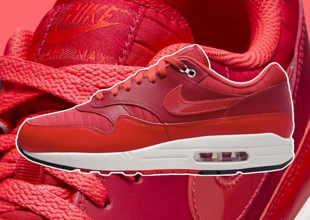 2025 年情人节，耐克 Air Max 1 “运动红 “完美登场