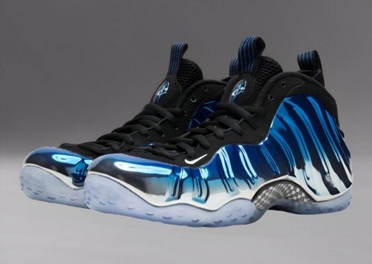 运动鞋话题：耐克 Air Foamposite One “蓝色镜面”