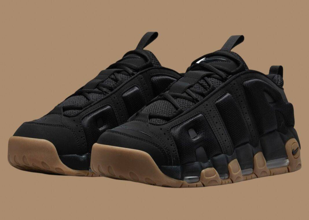 耐克 Air More Uptempo Low “黑色/口香糖色 “现已上市（2024 年 12 月）