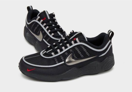 耐克 Air Zoom Spiridon “黑色/金属银 “2025 年春季发布